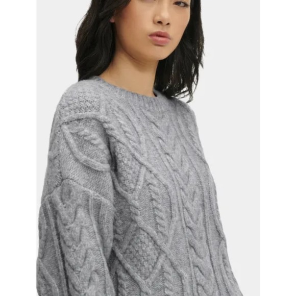 ugg Raelee Cable Knit Sweater Long s - Picture 4 of 4